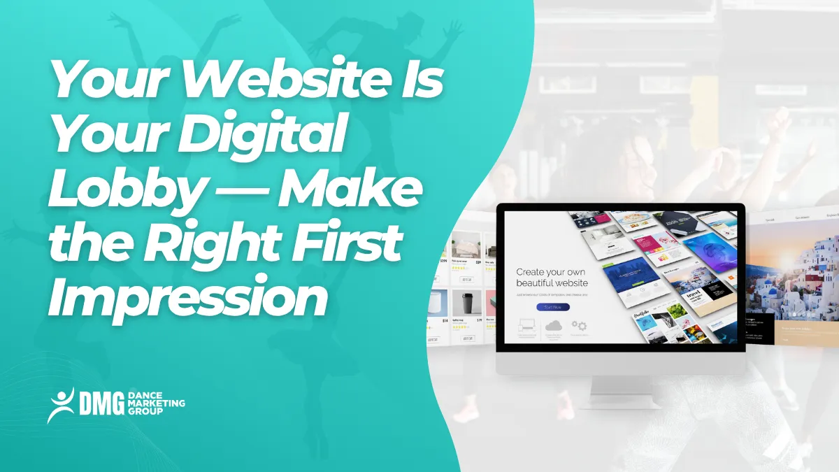 dance studio website design