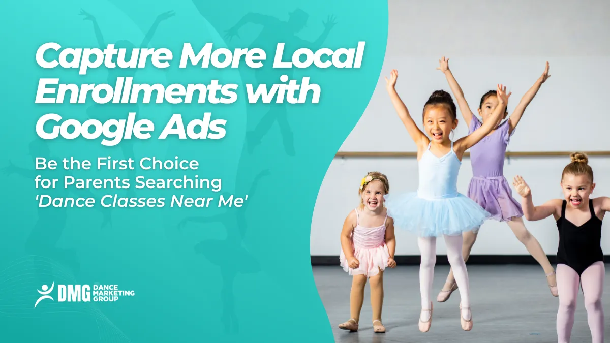 google ads for dance studios