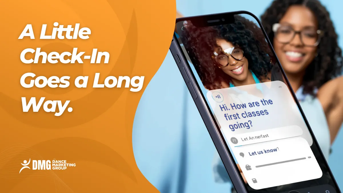 a little check in goes a long way