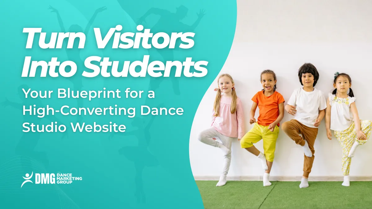 dance studio website design